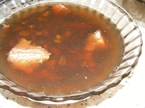 black bean pork soup