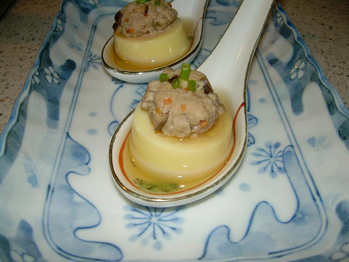 steamed japanese tofu