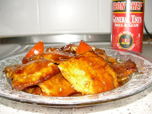 general tso's pork chop