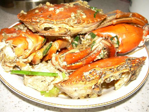 stir fried crabs