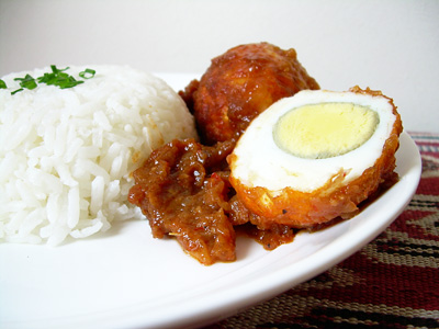 sambal hard boiled egg
